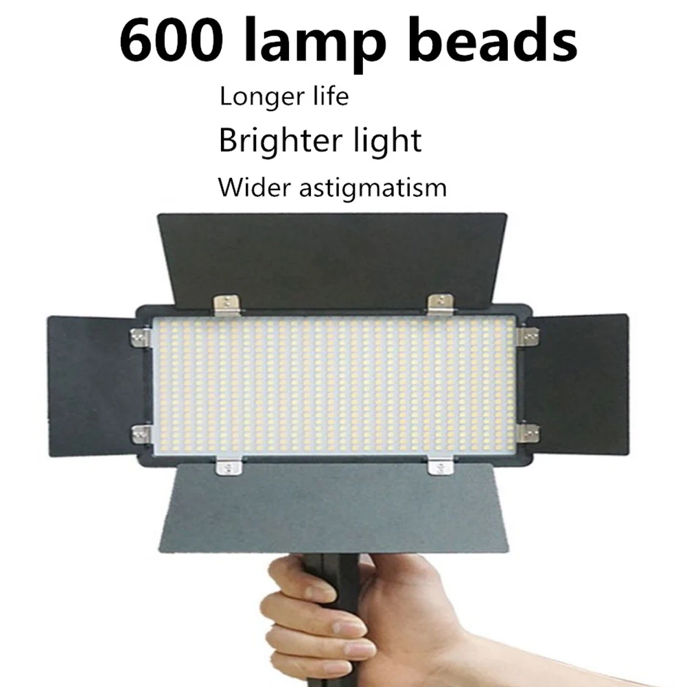 40W On Camera Video Light Dimmable 600 LED Panel With Barndoor For DSLR Digital SLR Camera Camcorder Photo Photography
40W On Camera Video Light Dimmable 600 LED Panel With Barndoor For DSLR Digital SLR Camera Camcorder Photo Photography