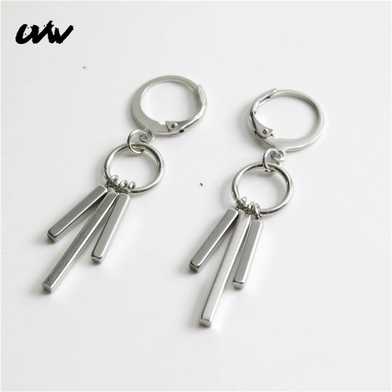 UVW442 2pc Punk Korean Earrings 316L Steel Hoop Earrings Dangle Bar Women Men's Jewelry Accessories
UVW442 2pc Punk Korean Earrings 316L Steel Hoop Earrings Dangle Bar Women Men's Jewelry Accessories