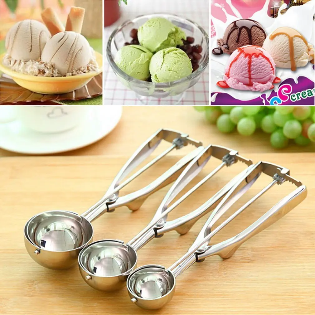 Ice Cream Spoon Stainless Steel Spring Handle Cookie Scoop Fruit Spoon Ice Cream Watermelon Spoon Dig Ball Fruit Spoon 4/5/6CM
Ice Cream Spoon Stainless Steel Spring Handle Cookie Scoop Fruit Spoon Ice Cream Watermelon Spoon Dig Ball Fruit Spoon 4/5/6CM