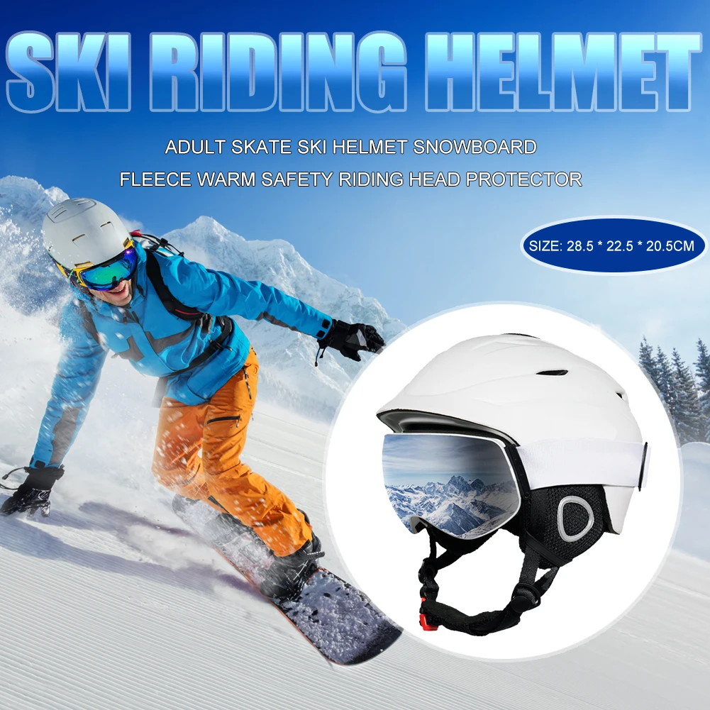 Universal Adults Skate Ski Helmet Snowboard Fleece Winter Warm Safety Riding Head Protector Outdoor Sports Riding Equipment New
Universal Adults Skate Ski Helmet Snowboard Fleece Winter Warm Safety Riding Head Protector Outdoor Sports Riding Equipment New