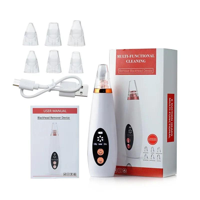 Blackhead Remover Face Pore Vacuum Skin Care USB Rechargeable Acne Pore Cleaner Pimple Removal Vacuum Suction Tools
Blackhead Remover Face Pore Vacuum Skin Care USB Rechargeable Acne Pore Cleaner Pimple Removal Vacuum Suction Tools
