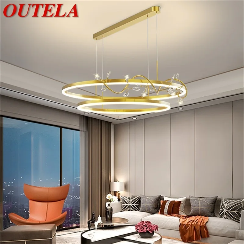 OUTELA Nordic Pendant Light Contemporary LED Gold Lamps Crystal Fixtures for Home Dining Living Room
OUTELA Nordic Pendant Light Contemporary LED Gold Lamps Crystal Fixtures for Home Dining Living Room