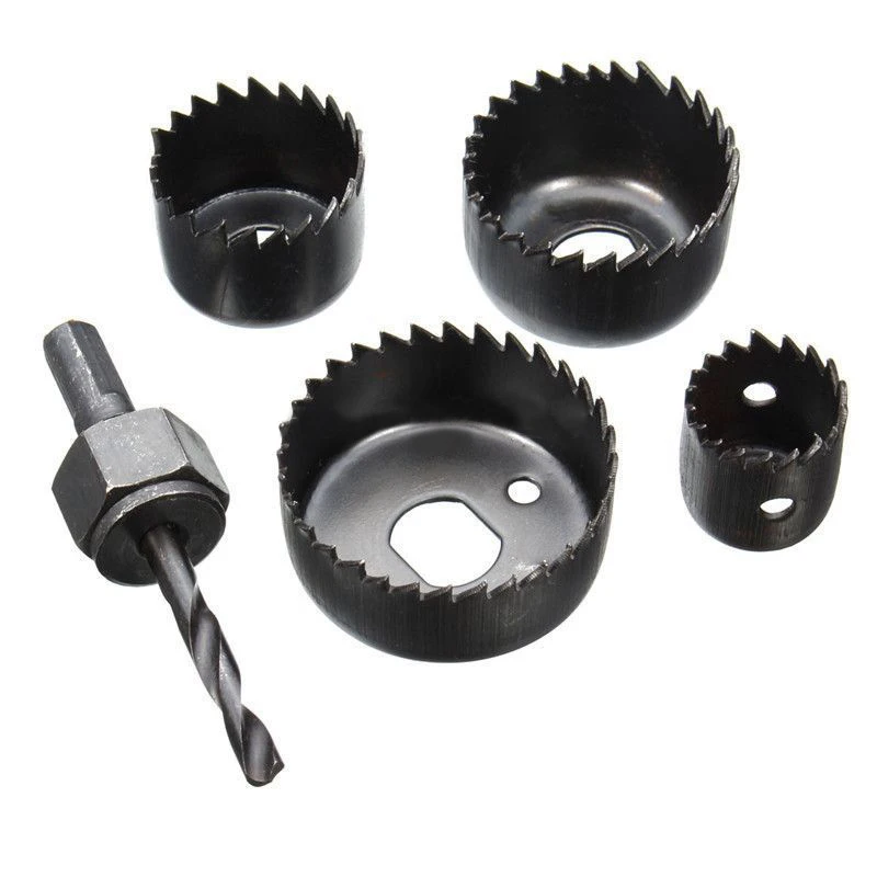 5pc Hole Saw Set Drill Bit Cutting Cutter Round Circular 30mm 38mm 44mm 54mm
5pc Hole Saw Set Drill Bit Cutting Cutter Round Circular 30mm 38mm 44mm 54mm