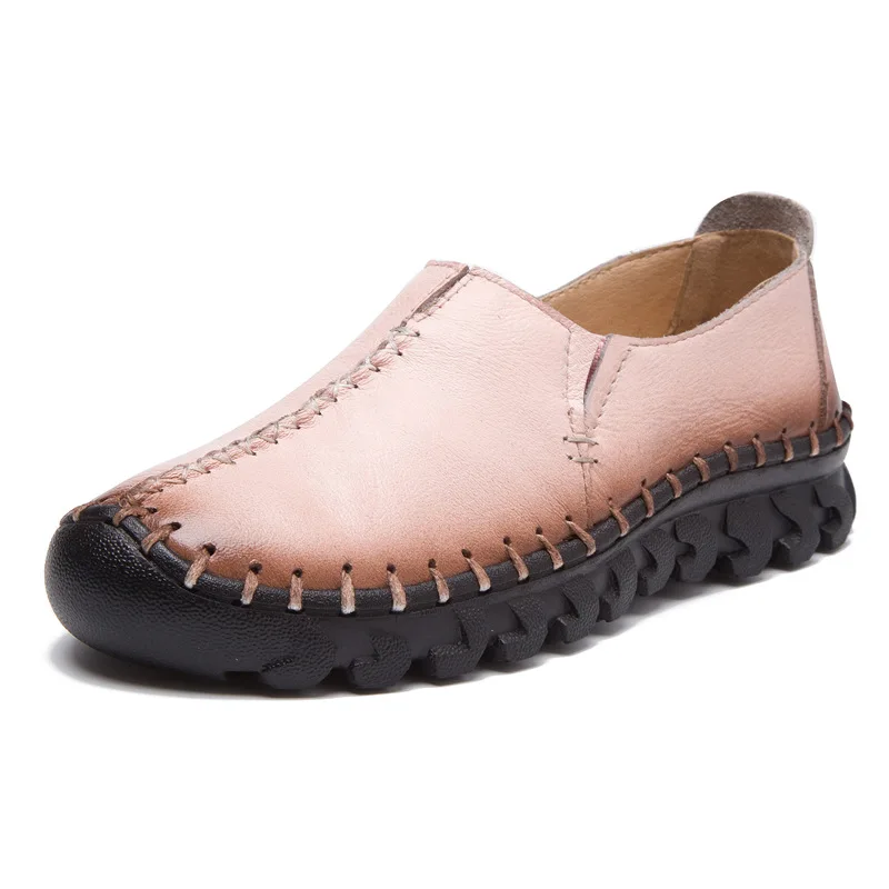 Best Sale 2022 New Spring Round Head Top Soft Cowhide Fashion Leather Shoes Women Casual Shoes Non-slip Wear Shallow Flat Shoes
Best Sale 2022 New Spring Round Head Top Soft Cowhide Fashion Leather Shoes Women Casual Shoes Non-slip Wear Shallow Flat Shoes