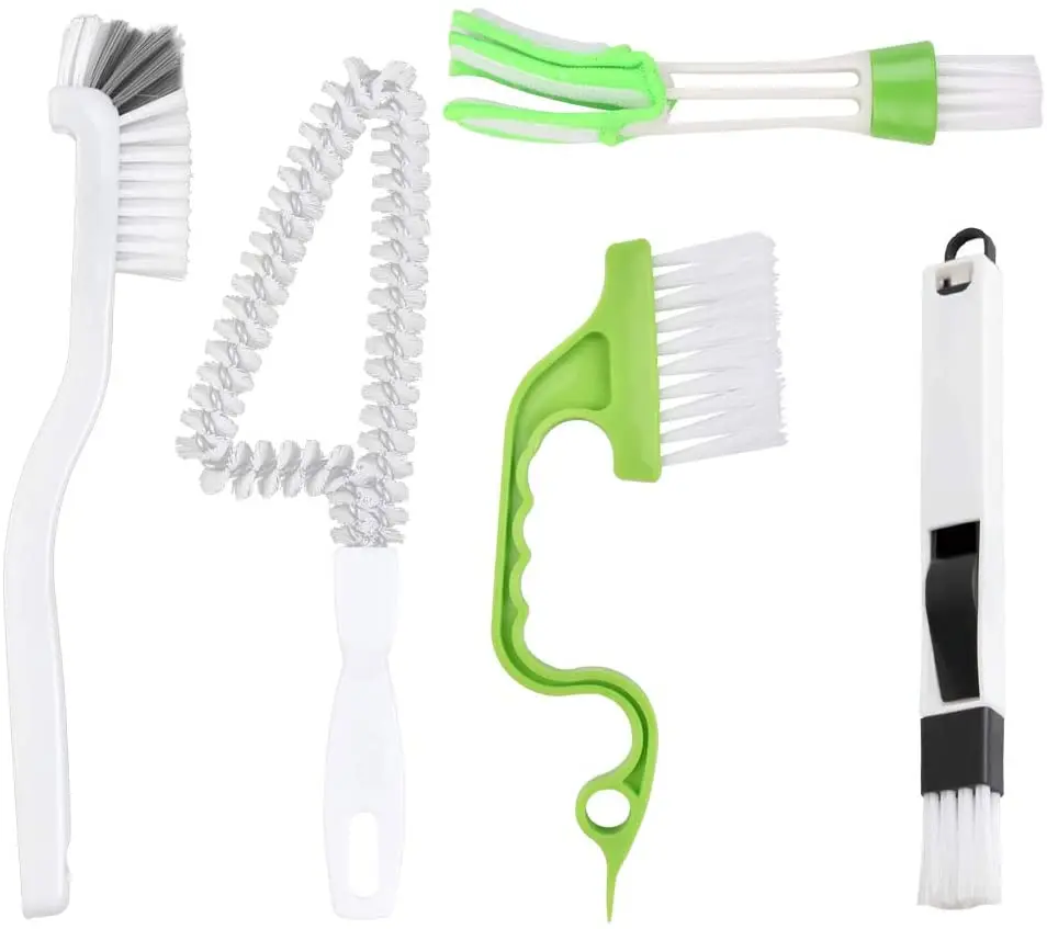 5-piece slot seam brush, door cleaning brush, ceramic tile seam brush, suitable for bathroom and kitchen, window, floor line
5-piece slot seam brush, door cleaning brush, ceramic tile seam brush, suitable for bathroom and kitchen, window, floor line