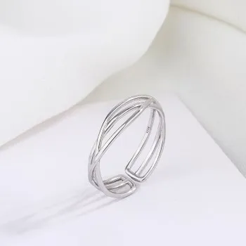 S925 Sterling Silver Hollow Geometric Diamond Ring Exquisite All-match Adjustable Index Finger Ring YC3025R-J006
S925 Sterling Silver Hollow Geometric Diamond Ring Exquisite All-match Adjustable Index Finger Ring YC3025R-J006