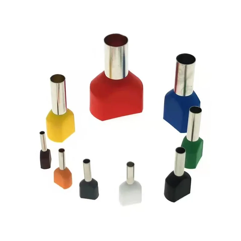 TE0508 Preinsulated Tube-type Insulated Lugs Electrical Connectors Wire Terminals Double-pipe Insulated Twin Cord End Tool Set
TE0508 Preinsulated Tube-type Insulated Lugs Electrical Connectors Wire Terminals Double-pipe Insulated Twin Cord End Tool Set
