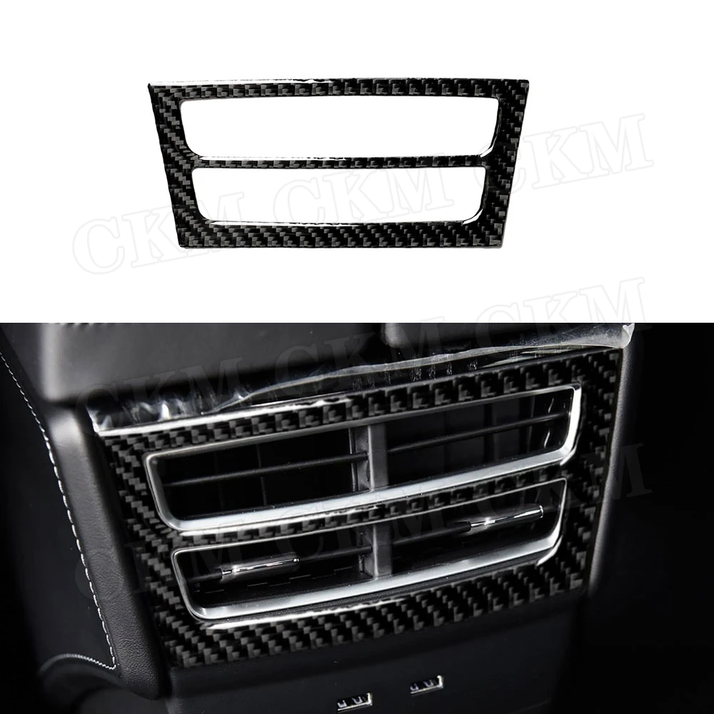 Carbon Fiber Rear Seat Console Air Conditioner Air Vent Outlet Frame Trim Sticker Cover For Tesla Model X 2015-2019
Carbon Fiber Rear Seat Console Air Conditioner Air Vent Outlet Frame Trim Sticker Cover For Tesla Model X 2015-2019