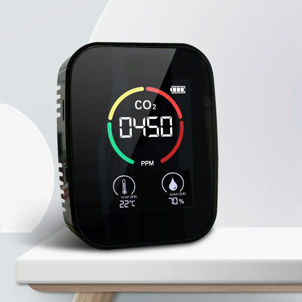 3 in1 CO2 Sensor Digital Temperature Humidity Tester Air Quality Monitor Carbon Dioxide LESHP Detector Air Quality Detector
3 in1 CO2 Sensor Digital Temperature Humidity Tester Air Quality Monitor Carbon Dioxide LESHP Detector Air Quality Detector