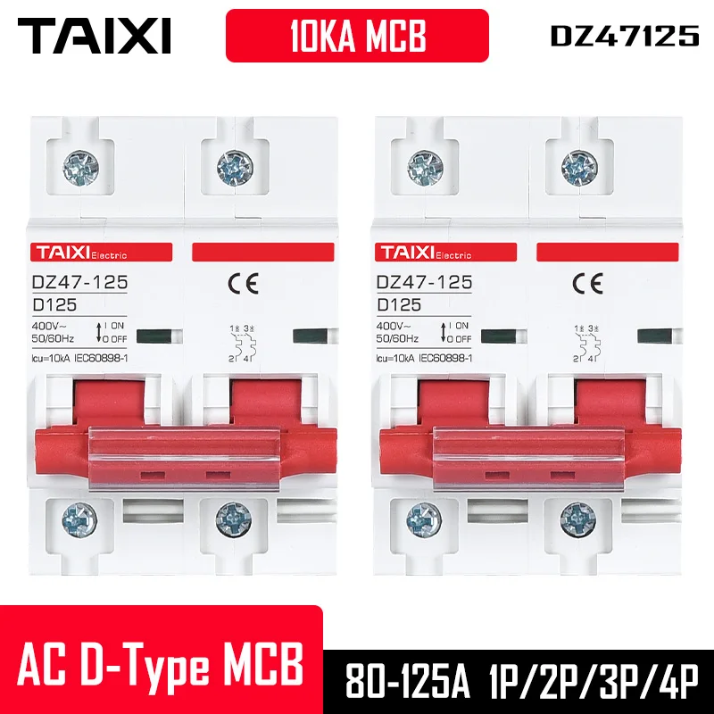 1P 80A 100A 125A Circuit Breaker Photovoltaic box AC-2 AC-3 MCB 230V 400V Power protector current limit marster switch
1P 80A 100A 125A Circuit Breaker Photovoltaic box AC-2 AC-3 MCB 230V 400V Power protector current limit marster switch