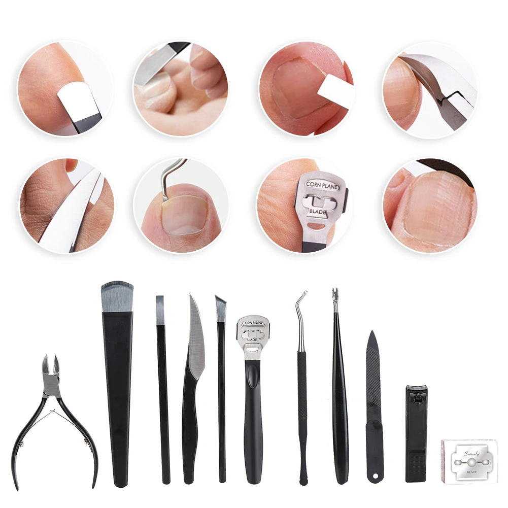 11Pcs /Set Pedicure Knife Kit Stainless Steel Toenail Knives Dead Skin Remover Calluses Manicure Polish Nails Set Foot Care Tool
11Pcs /Set Pedicure Knife Kit Stainless Steel Toenail Knives Dead Skin Remover Calluses Manicure Polish Nails Set Foot Care Tool