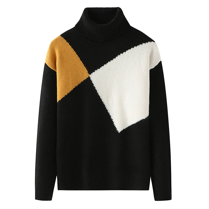 Autumn and Winter High-neck Warm Sweater Men's High-neck Sweater Brand Men's Loose Pullover Men's Sweater Men's Double Collar
Autumn and Winter High-neck Warm Sweater Men's High-neck Sweater Brand Men's Loose Pullover Men's Sweater Men's Double Collar