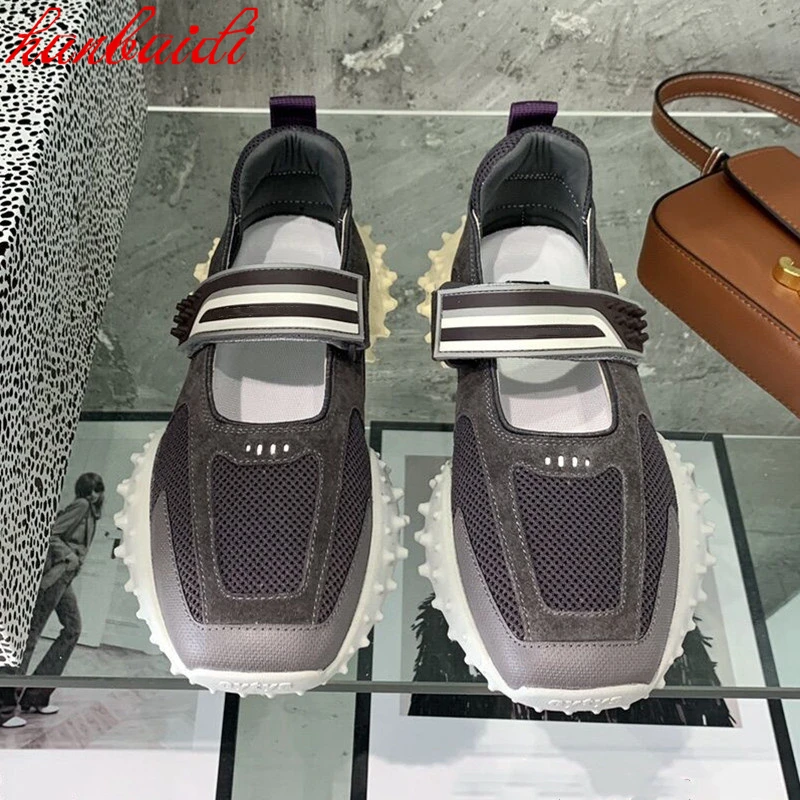 Trendy Design Women Shoes Thick Soled Sports Shoes Mesh Leather Velcro Casual Shoes Personality All Match White Shoes
Trendy Design Women Shoes Thick Soled Sports Shoes Mesh Leather Velcro Casual Shoes Personality All Match White Shoes
