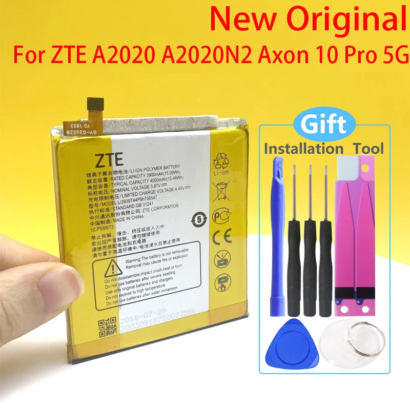 100% Original 4000mAh LI3939T44P8H756547 Battery For ZTE A2020 A2020N2 Axon 10 Pro 5G +Tracking number
100% Original 4000mAh LI3939T44P8H756547 Battery For ZTE A2020 A2020N2 Axon 10 Pro 5G +Tracking number