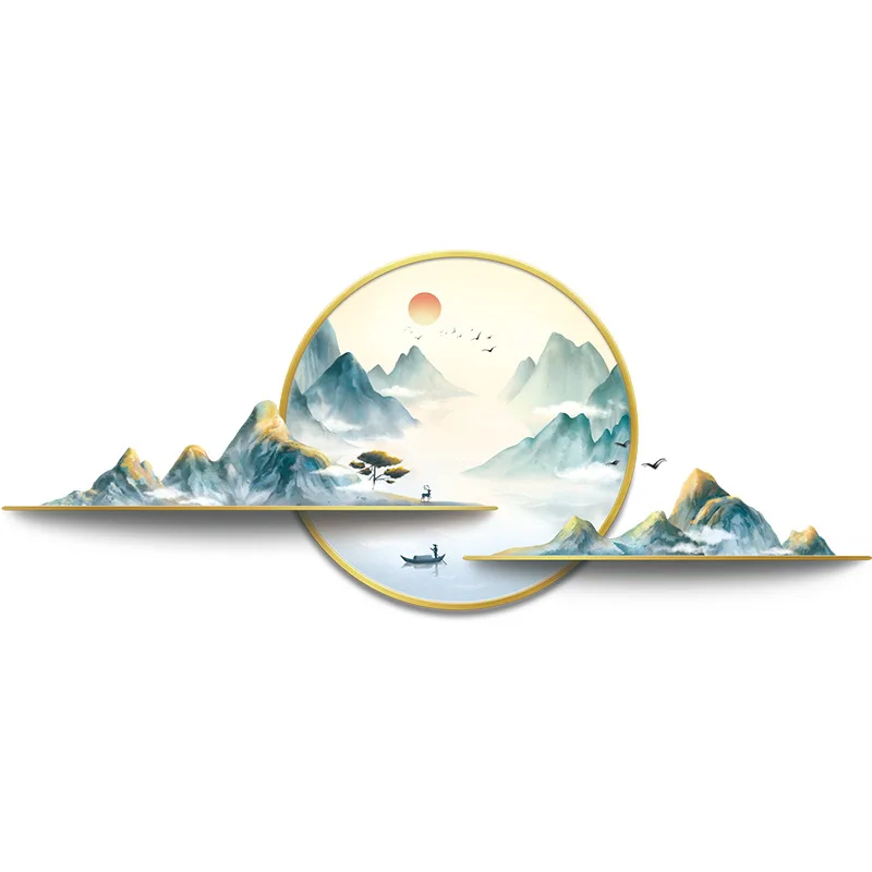Chinese Style Landscape Painting Lotus Wall Stickers Living Room Bedroom Background Wallpaper Vintage DIY Mural Arts
Chinese Style Landscape Painting Lotus Wall Stickers Living Room Bedroom Background Wallpaper Vintage DIY Mural Arts