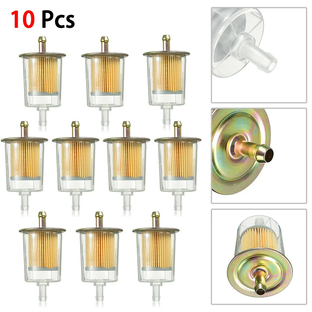 10 Pcs Fuel Filter Gas Petrol 8mm 3/8'' Inline Universal Scooter ATV Dirt Quad Bike Car Accessories Wholesale Quick Delivery
10 Pcs Fuel Filter Gas Petrol 8mm 3/8'' Inline Universal Scooter ATV Dirt Quad Bike Car Accessories Wholesale Quick Delivery