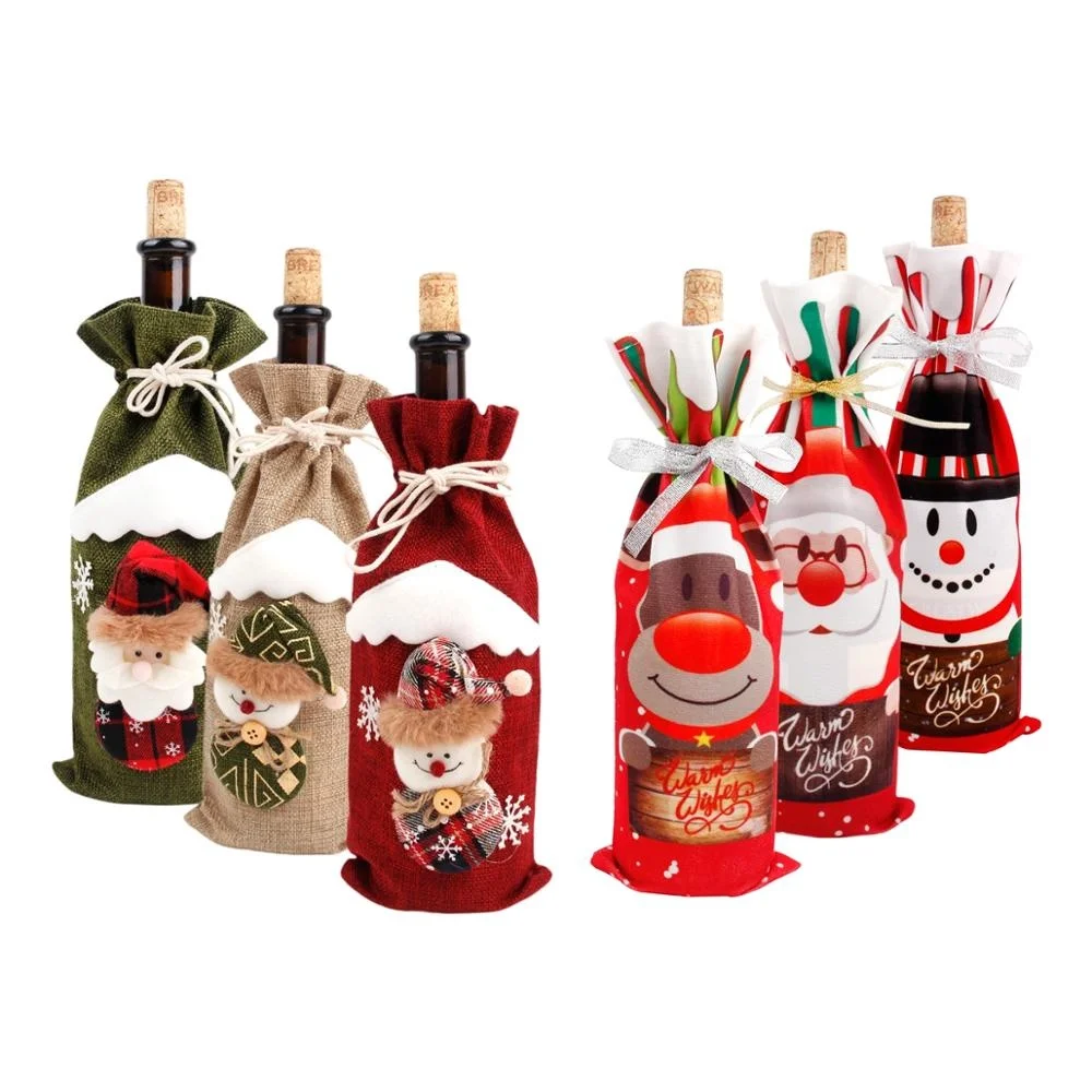 Christmas Wine Bottle Cover Merry Christmas Decorations For Home 2021 Christmas Ornament New Year 2022 Xmas Navidad Gifts
Christmas Wine Bottle Cover Merry Christmas Decorations For Home 2021 Christmas Ornament New Year 2022 Xmas Navidad Gifts