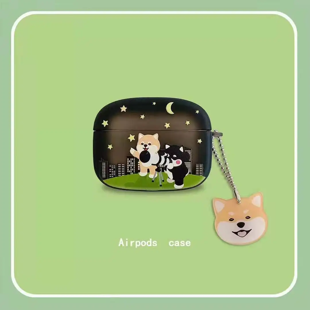 Cute Cartoons Japanese Starry sky Shiba Inu PVC Case for AirPods 1 2 Pro Cases Wireless Bluetooth Headphone Box Protective Cover
Cute Cartoons Japanese Starry sky Shiba Inu PVC Case for AirPods 1 2 Pro Cases Wireless Bluetooth Headphone Box Protective Cover