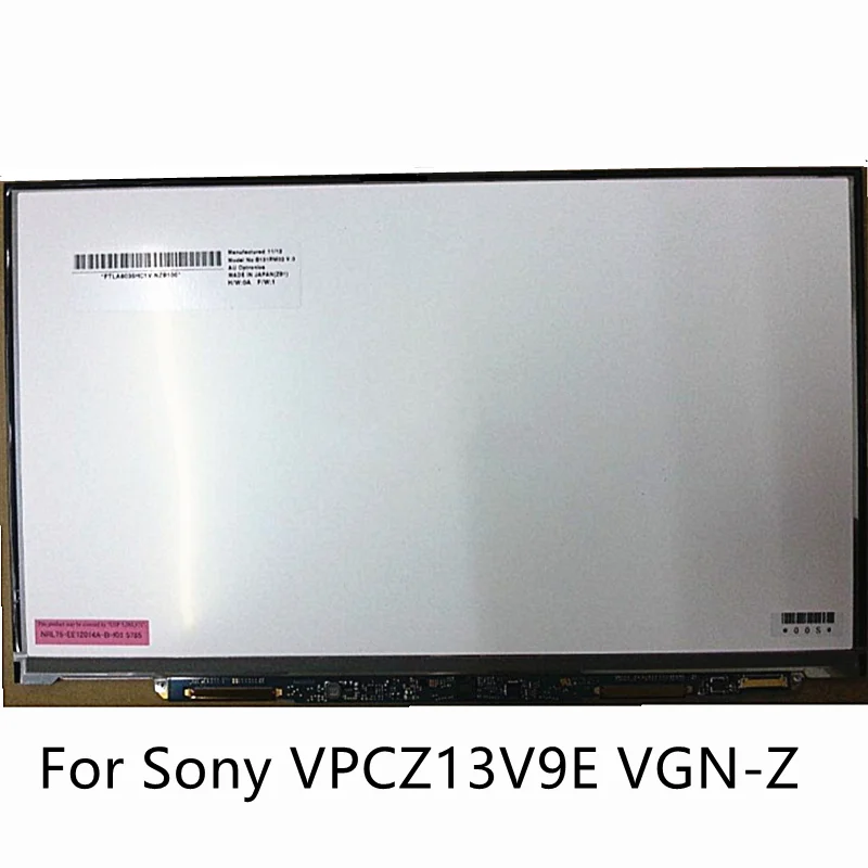 Matrix for Sony VPCZ13V9E VGN-Z laptop B131RW02 V.0 display LT131EE12000 1600X900 LCD matte panel
Matrix for Sony VPCZ13V9E VGN-Z laptop B131RW02 V.0 display LT131EE12000 1600X900 LCD matte panel