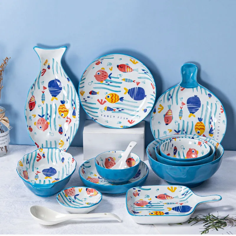 Japanese Salad Plate Platos Vintage Plates Luminar Tableware Home Fish Pattern Western Dishes Platos Vajilla Посуда Тень N Кость
Japanese Salad Plate Platos Vintage Plates Luminar Tableware Home Fish Pattern Western Dishes Platos Vajilla Посуда Тень N Кость