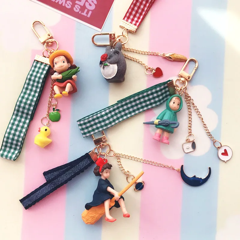 4 Pc new Kawaii Studio Ghibli Hayao Miyazaki Kiki Keychain bag Pendant figure Toys kids
4 Pc new Kawaii Studio Ghibli Hayao Miyazaki Kiki Keychain bag Pendant figure Toys kids