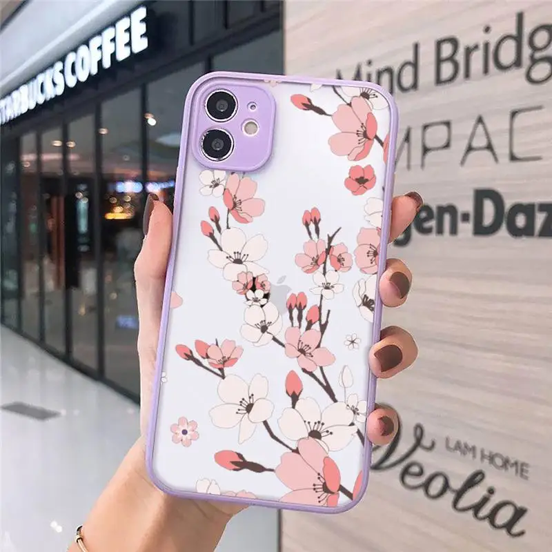Phone Case For iPhone 12 11 Mini Pro XR XS Max 7 8 Plus X Cute cartoon daisy flower Matte transparent Purple Cover
Phone Case For iPhone 12 11 Mini Pro XR XS Max 7 8 Plus X Cute cartoon daisy flower Matte transparent Purple Cover