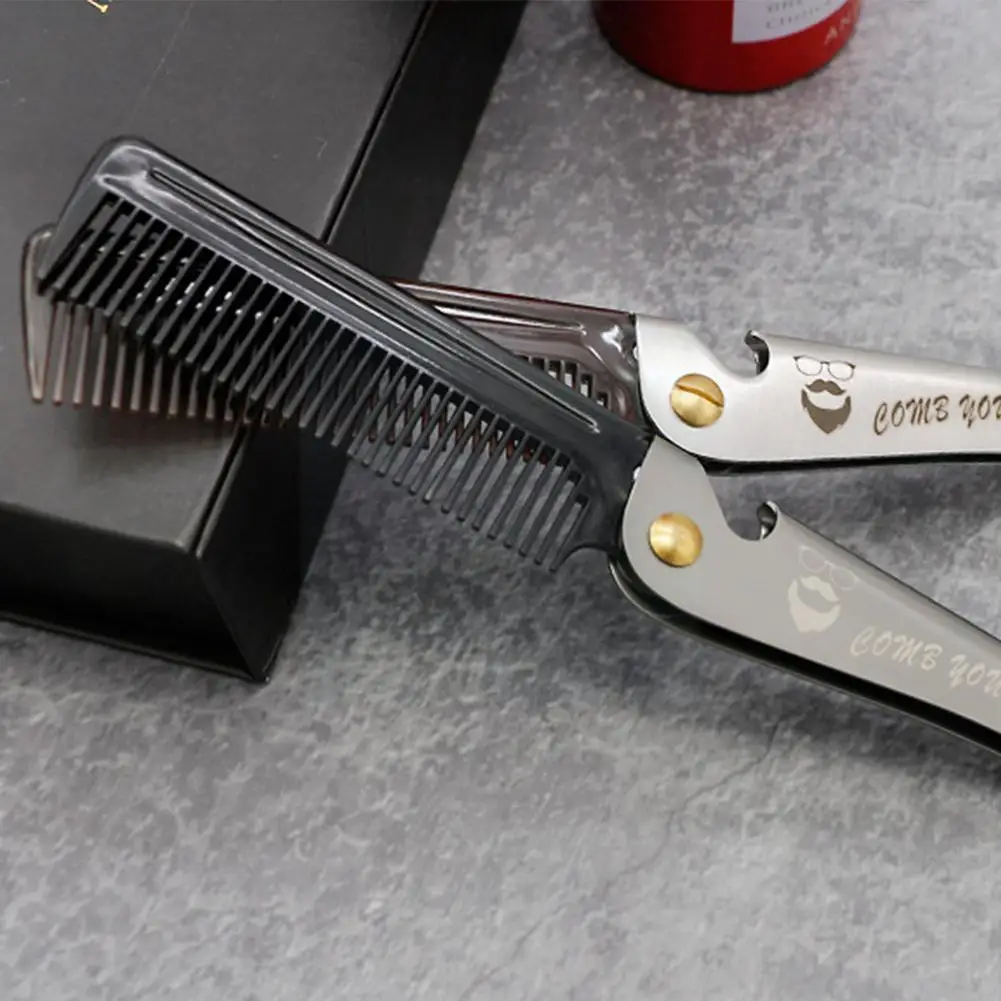 Folding Oil Comb Portable Beard Men's Styling Product Special Comb For Beauty Big Hair Back C9Q6
Folding Oil Comb Portable Beard Men's Styling Product Special Comb For Beauty Big Hair Back C9Q6