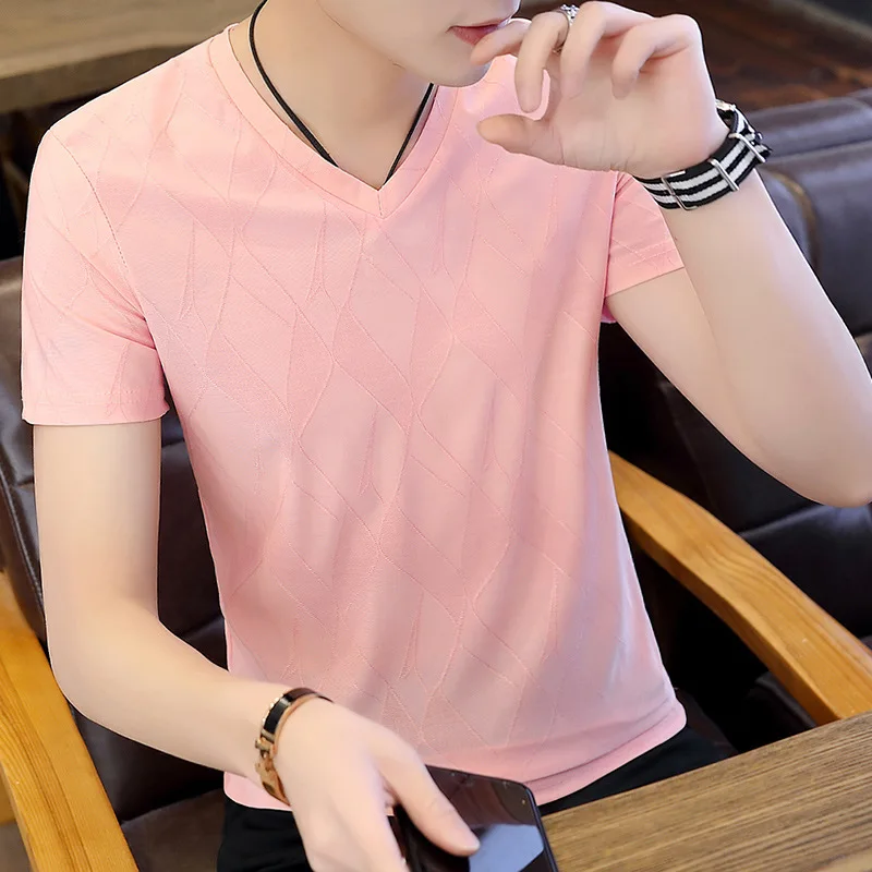 New T-shirt Summer Quick Dry Short Sleeve Youth V-neck Slim Student Compassionate Mens T Shirts Casual V-Neck T Shirt 
New T-shirt Summer Quick Dry Short Sleeve Youth V-neck Slim Student Compassionate Mens T Shirts Casual V-Neck T Shirt