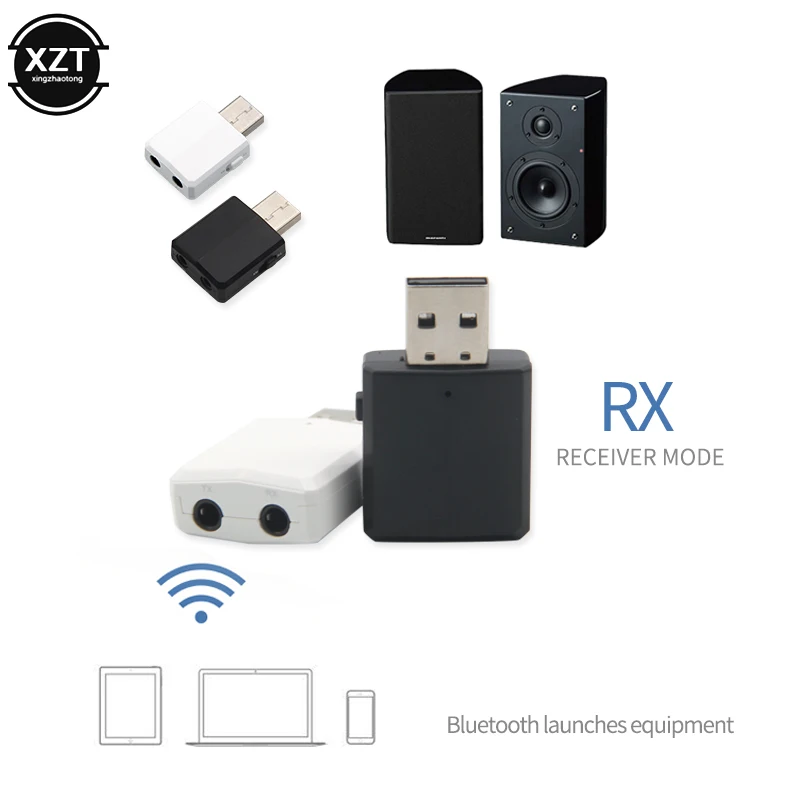 USB Bluetooth 5 0 передатчик приемник 3 в 1 адаптер EDR Dongle мм AUX для ТВ ПК наушников дома