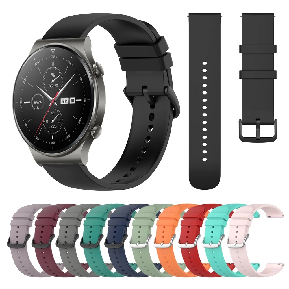 Silicone Sports Strap For Huawei Watch GT2 Pro Wristband For Watch GT 2e 42mm 46mmHONOR MagicWatch 2/ES Band Bracelet Watchbands
Silicone Sports Strap For Huawei Watch GT2 Pro Wristband For Watch GT 2e 42mm 46mmHONOR MagicWatch 2/ES Band Bracelet Watchbands