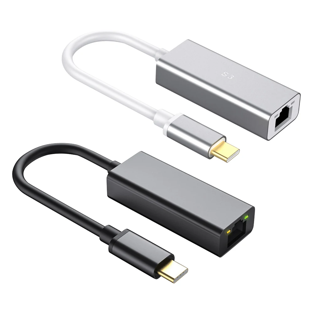 Aluminum Alloy Type-C To RJ45 Network Cable Interface Gigabit Drive-Free Network Card Converter With Working Indicator
Aluminum Alloy Type-C To RJ45 Network Cable Interface Gigabit Drive-Free Network Card Converter With Working Indicator