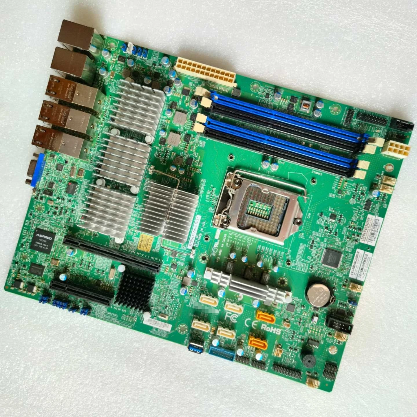 X10SLH-N6-ST031 REV: 1,02 для материнской платы Supermicro серверной рабочей станции
X10SLH-N6-ST031 REV: 1,02 для материнской платы Supermicro серверной рабочей станции
