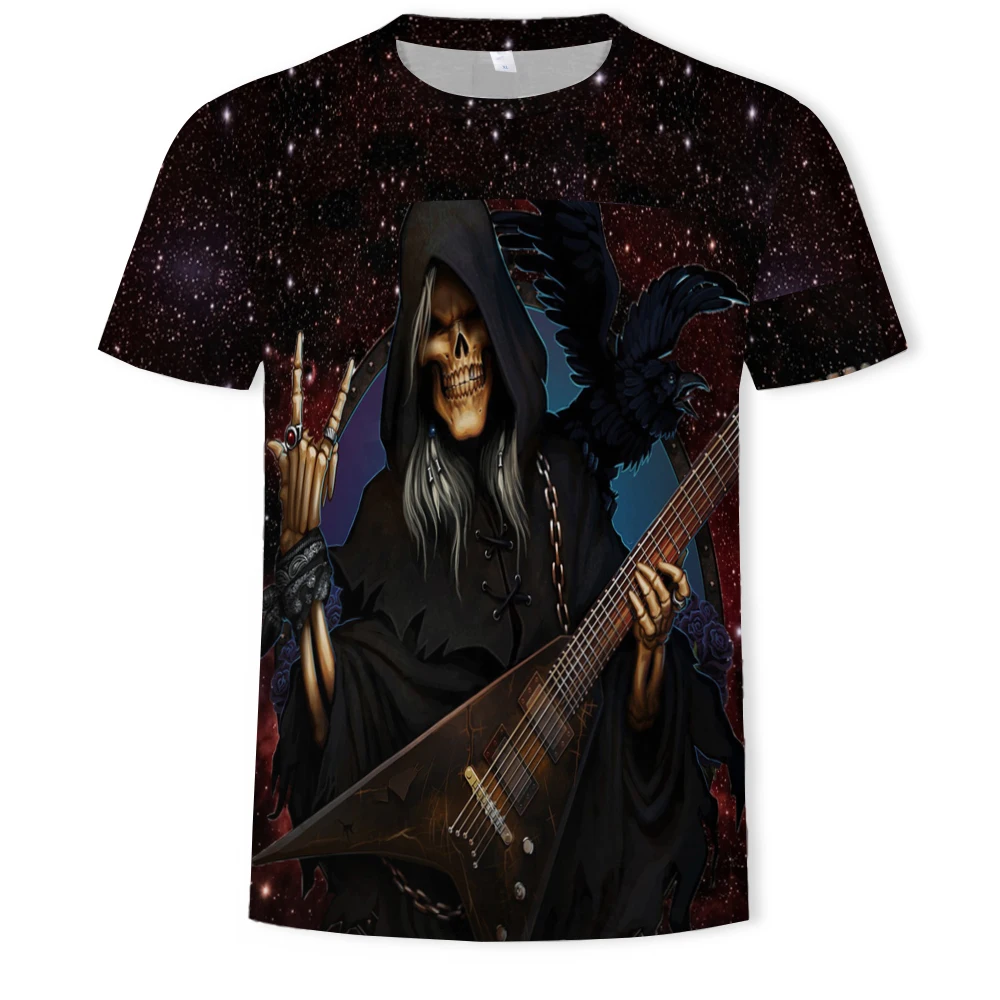 New Brand Mens Skull T shirts Punk StyleFire Dragon Skull 3D Printed Tshirts Men Tops Hip Hop Funny Tees Tops Summer Clothes
New Brand Mens Skull T shirts Punk StyleFire Dragon Skull 3D Printed Tshirts Men Tops Hip Hop Funny Tees Tops Summer Clothes