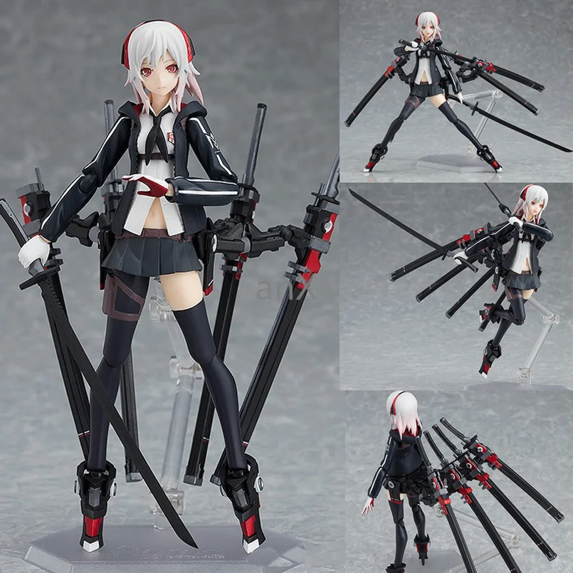 Фигурка супер армированной школьницы 17 см Figma 422 Shi секс девушка ПВХ экшн фигурка