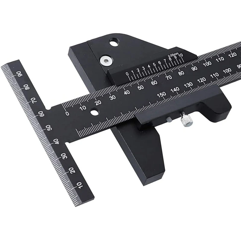 0-150 mm Scriber Gauge T-Shaped Precision Square, Vernier Caliper Dual Function
0-150 mm Scriber Gauge T-Shaped Precision Square, Vernier Caliper Dual Function