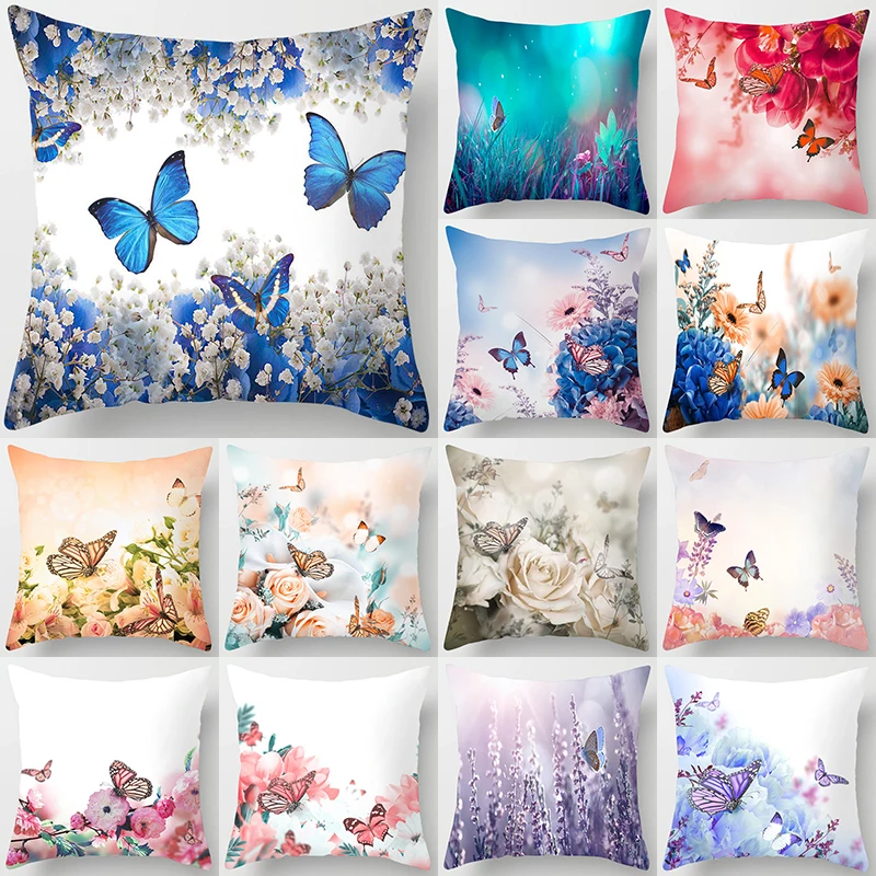 1Pcs Butterfly Flower Pattern Polyester Cushion Cover 45*45cm Decorative Pillows For Seat Car Home Sofa Bed Decoration 40849
1Pcs Butterfly Flower Pattern Polyester Cushion Cover 45*45cm Decorative Pillows For Seat Car Home Sofa Bed Decoration 40849