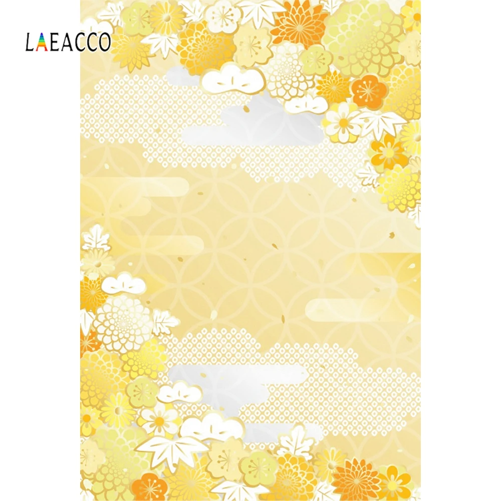 Laeacco Japanese Style Yellow Pattern Chrysanthemum Home Decor Comic Background Photography Customize Backdrops For Photo Studio
Laeacco Japanese Style Yellow Pattern Chrysanthemum Home Decor Comic Background Photography Customize Backdrops For Photo Studio