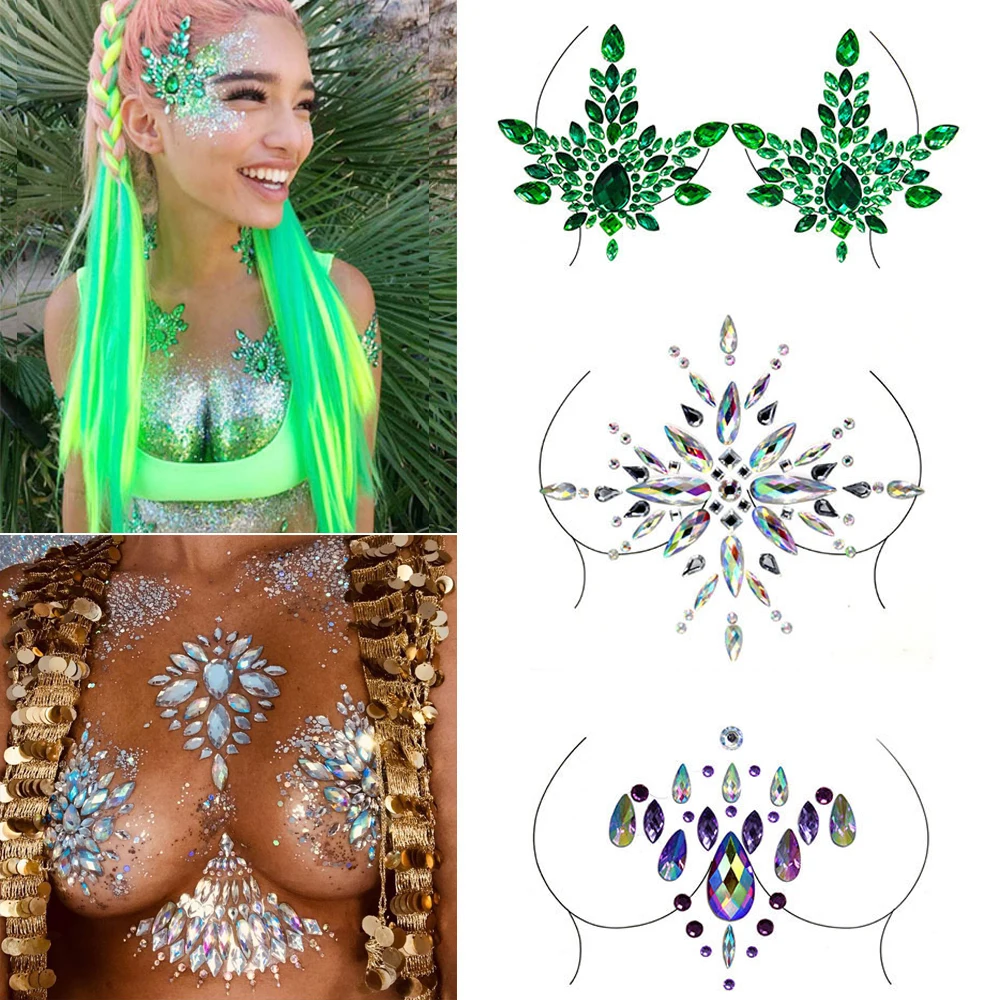 2021 New Hot Sale Sexy Chest Crystal Resin Drill Tattoo Sticker Music Festival Fashion Tattoo Stickers Party Chest Decoration
2021 New Hot Sale Sexy Chest Crystal Resin Drill Tattoo Sticker Music Festival Fashion Tattoo Stickers Party Chest Decoration