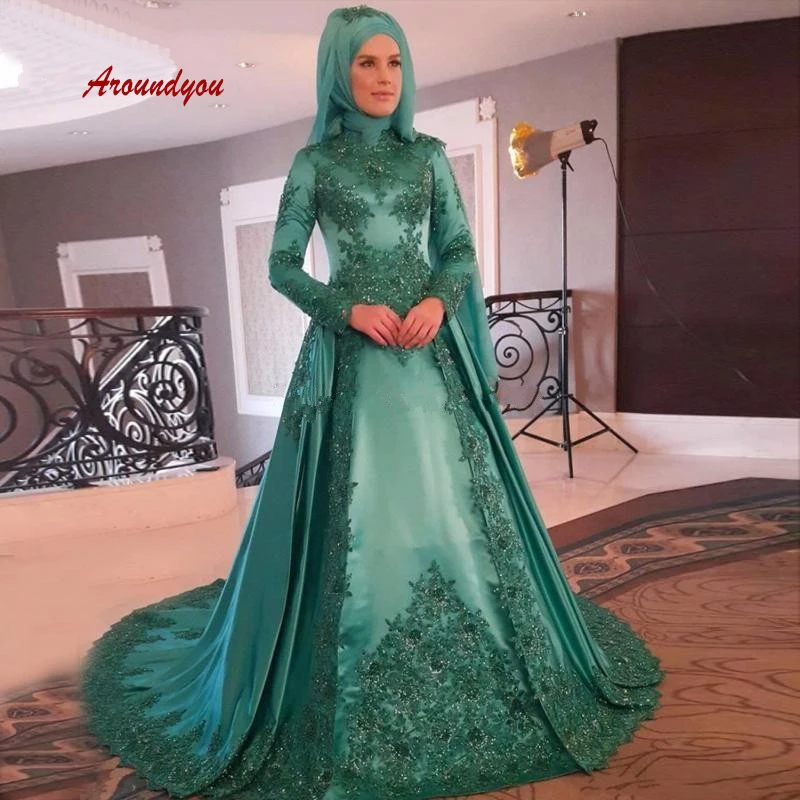 Long Sleeve Lace Muslim Evening Dresses Party Plus Size Women Ladies Dubai Arabic High Neck Prom Formal Dresses Evening Gown
Long Sleeve Lace Muslim Evening Dresses Party Plus Size Women Ladies Dubai Arabic High Neck Prom Formal Dresses Evening Gown