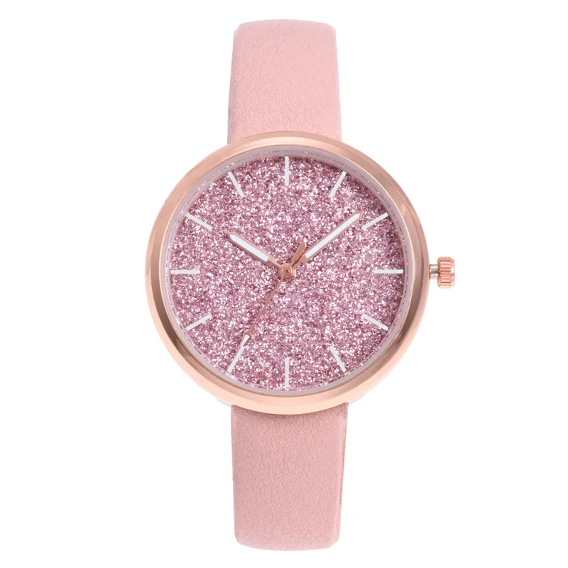 The new fashion romantic crystal star face lady watch han edition contracted leisure fine quartz watch belt students
The new fashion romantic crystal star face lady watch han edition contracted leisure fine quartz watch belt students