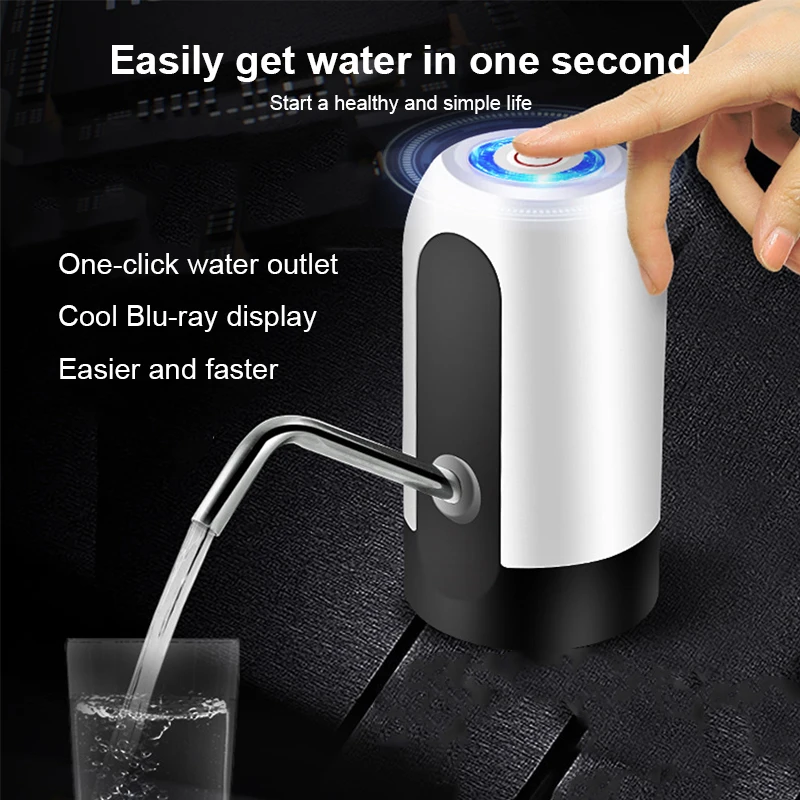 Bottle Pump USB Charging Automatic Electric Water Dispenser Pump One Click Auto Switch Drinking Dispenser Water Bottle Thermos
Bottle Pump USB Charging Automatic Electric Water Dispenser Pump One Click Auto Switch Drinking Dispenser Water Bottle Thermos
