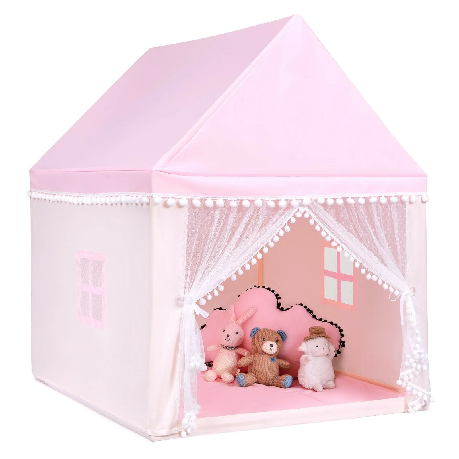 GOPLUS Children's Tent Tent For Kids Portable Tipi Infantil House For Children Caban aChildren Play Castle Fairy Tent with Mat
GOPLUS Children's Tent Tent For Kids Portable Tipi Infantil House For Children Caban aChildren Play Castle Fairy Tent with Mat