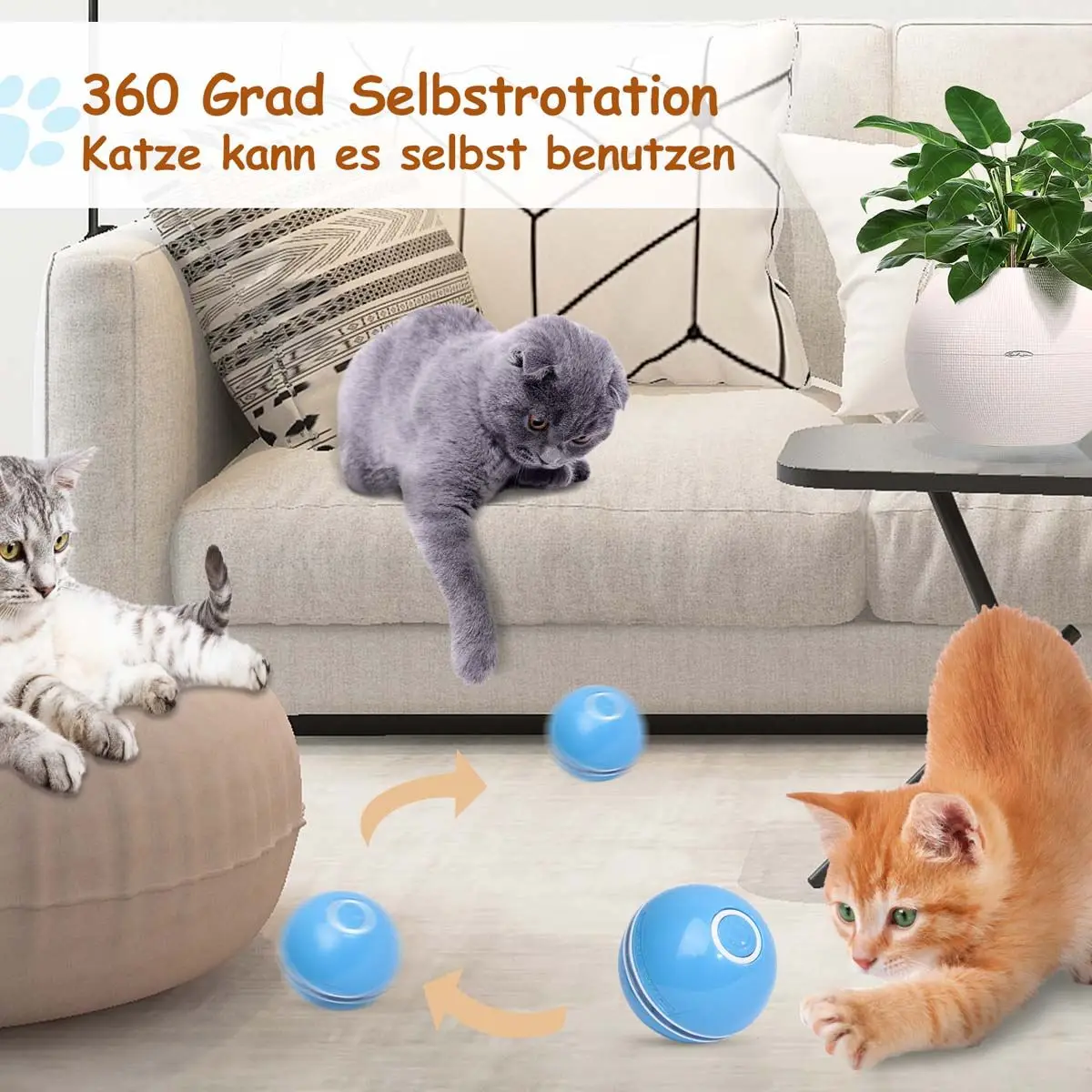 Colorful LED Smart Electric Cat Toy Magic Roller Ball USB Interactive Ball Toy Rolling Flash Ball Pet Toy Electric Rotating Toy
Colorful LED Smart Electric Cat Toy Magic Roller Ball USB Interactive Ball Toy Rolling Flash Ball Pet Toy Electric Rotating Toy