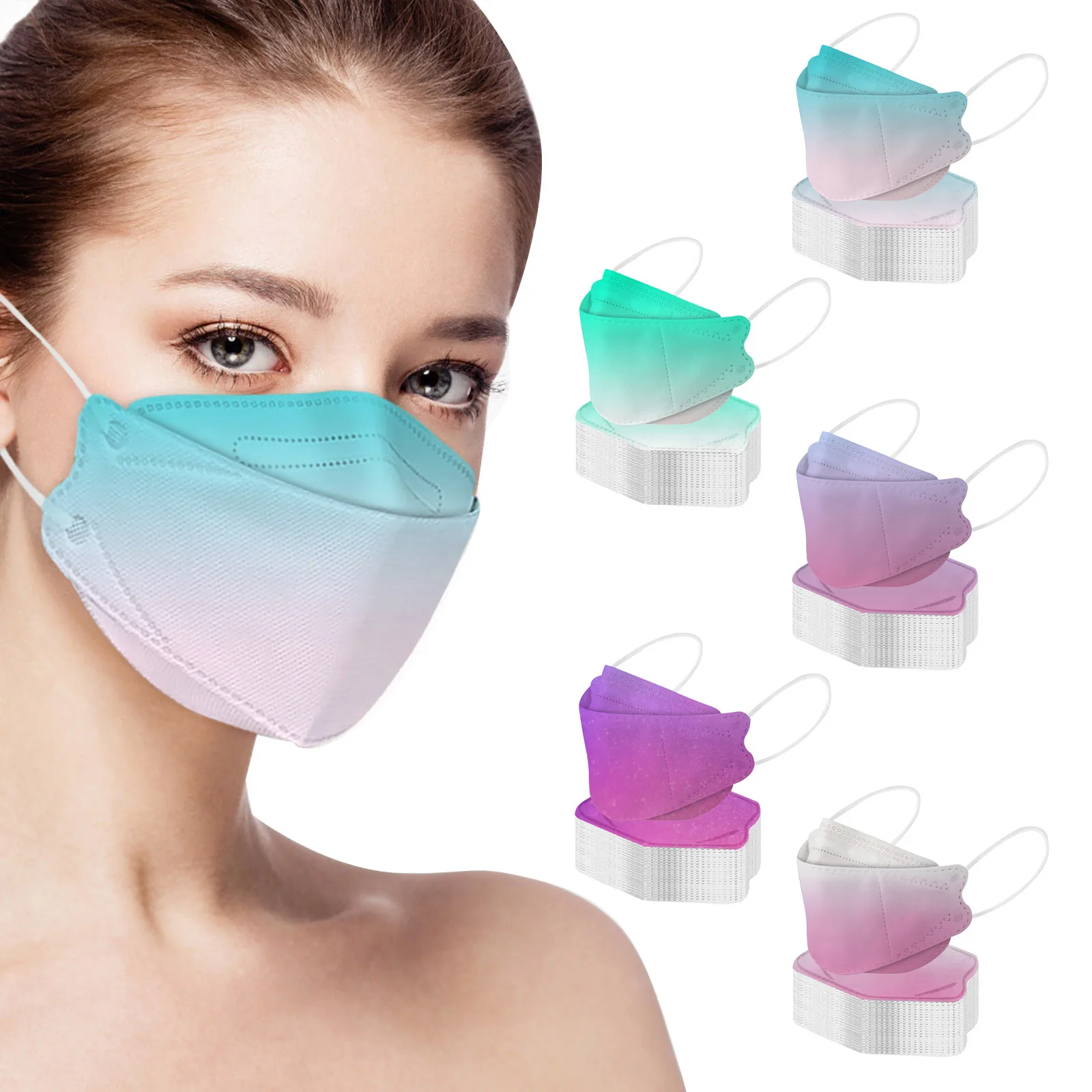 50pc Disposable Adults Masks Gradient Print Fish Facemasks Mascarillas Desechable Mondmasker Mascherine Masque Halloween Cosplay
50pc Disposable Adults Masks Gradient Print Fish Facemasks Mascarillas Desechable Mondmasker Mascherine Masque Halloween Cosplay