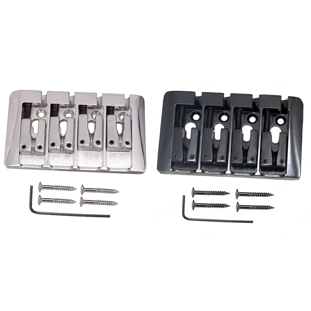 4 String L Shape Bass Bridge For Electric Bass Fixed With Screws And Wrench Bass Bridge Fixed 4 Adjustable Die-casting Saddles
4 String L Shape Bass Bridge For Electric Bass Fixed With Screws And Wrench Bass Bridge Fixed 4 Adjustable Die-casting Saddles