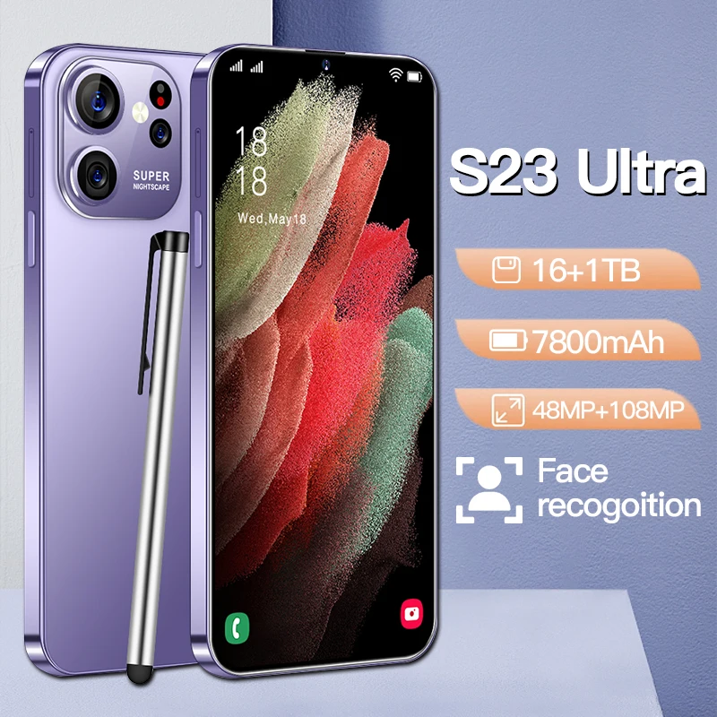 Смартфон S23 Ultra, экран 6,8 дюйма HD, 16 ГБ + 1 ТБ, две Sim-карты, 7800 мАч, 48 Мп + МП
Смартфон S23 Ultra, экран 6,8 дюйма HD, 16 ГБ + 1 ТБ, две Sim-карты, 7800 мАч, 48 Мп + МП