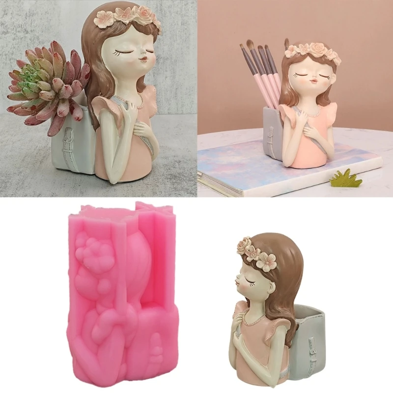 Flower Pot Silicone Mold Diy Succulents Concrete Flower Pot Plaster Cement Mold 40GB
Flower Pot Silicone Mold Diy Succulents Concrete Flower Pot Plaster Cement Mold 40GB