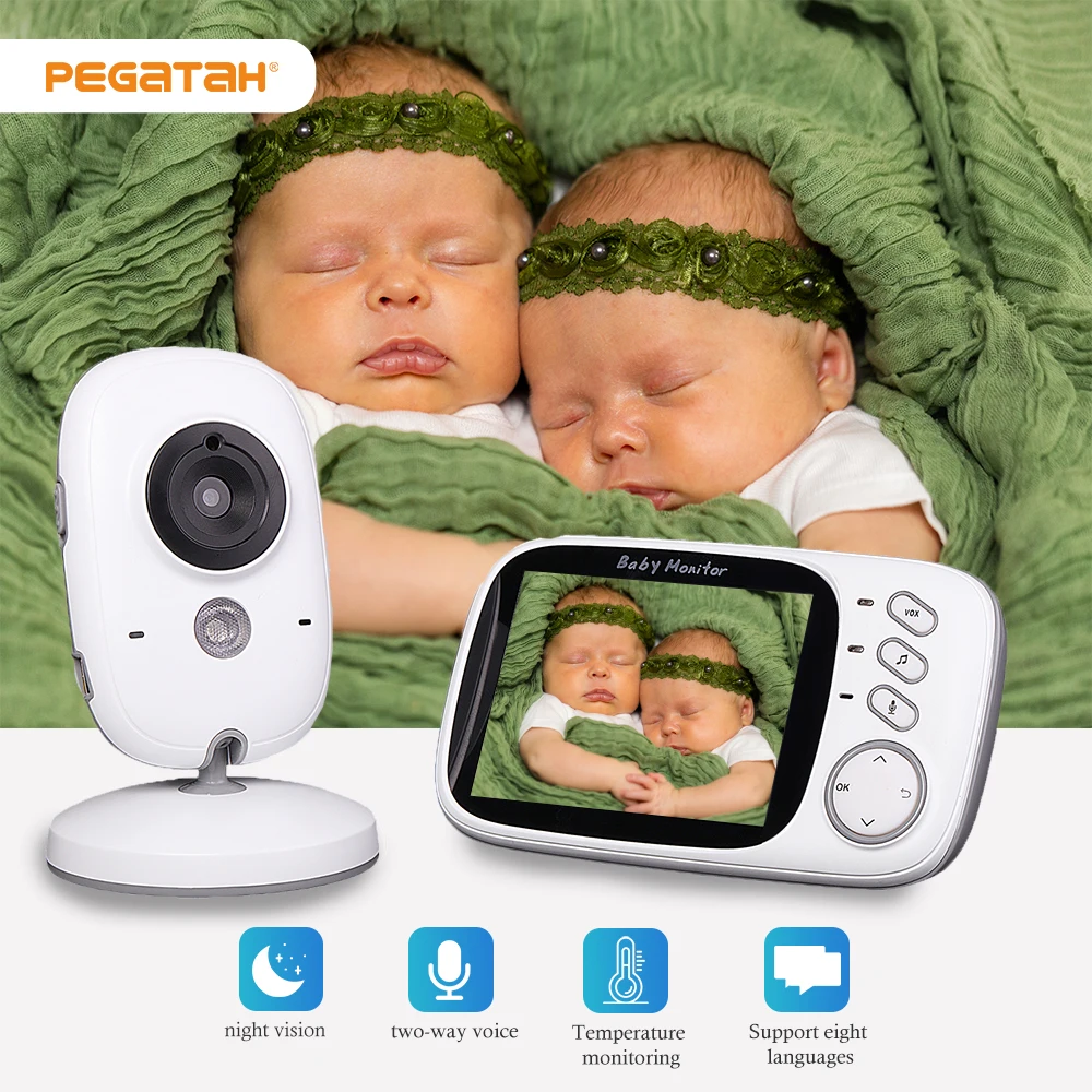 3.2 Inch Baby Monitor Digital Wireless Video Surveillance Camera Night Vision Two Way Audio Baby Care Device Color Baby Monitor
3.2 Inch Baby Monitor Digital Wireless Video Surveillance Camera Night Vision Two Way Audio Baby Care Device Color Baby Monitor