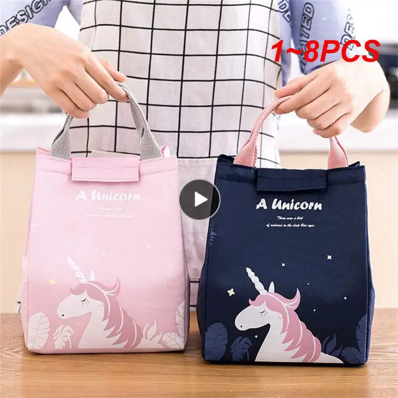 1~8PCS Thick Thermal Insulation Cooler Lunch Bag Large Capacity Portable Cartoon Picnic Bag Waterproof Office Worker Meal
1~8PCS Thick Thermal Insulation Cooler Lunch Bag Large Capacity Portable Cartoon Picnic Bag Waterproof Office Worker Meal