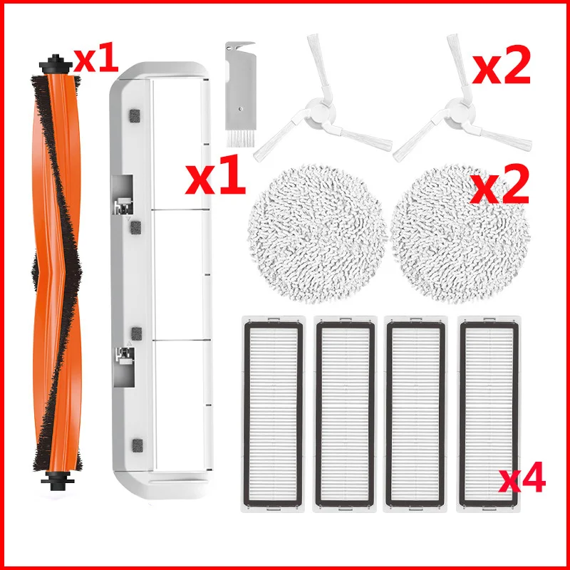 For Xiaomi STYTJ06ZHM / Mijia Pro Vacuum Cleaner Main Side Brush, HEPA Filter Mop Cloth Replacement Parts Cleaning Accessories
For Xiaomi STYTJ06ZHM / Mijia Pro Vacuum Cleaner Main Side Brush, HEPA Filter Mop Cloth Replacement Parts Cleaning Accessories